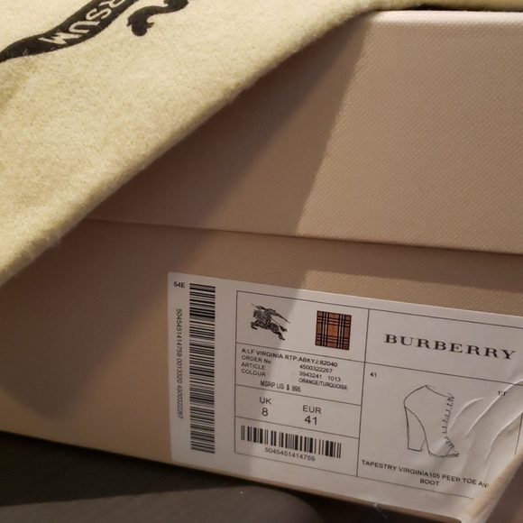 Burberry Prorsum peep toe bootie - Picture 6 of 8